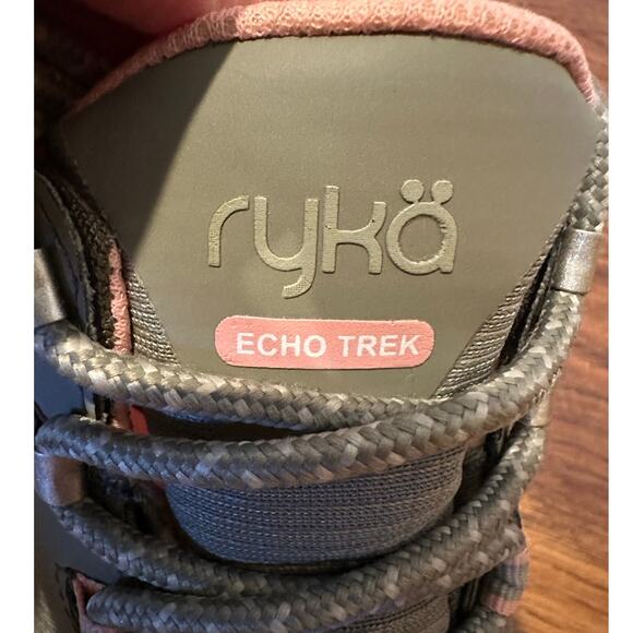 Ryka Women’s Echo Trek Waterproof Ankle Trail Shoes Green Size 8M Need Insole - Picture 10 of 12